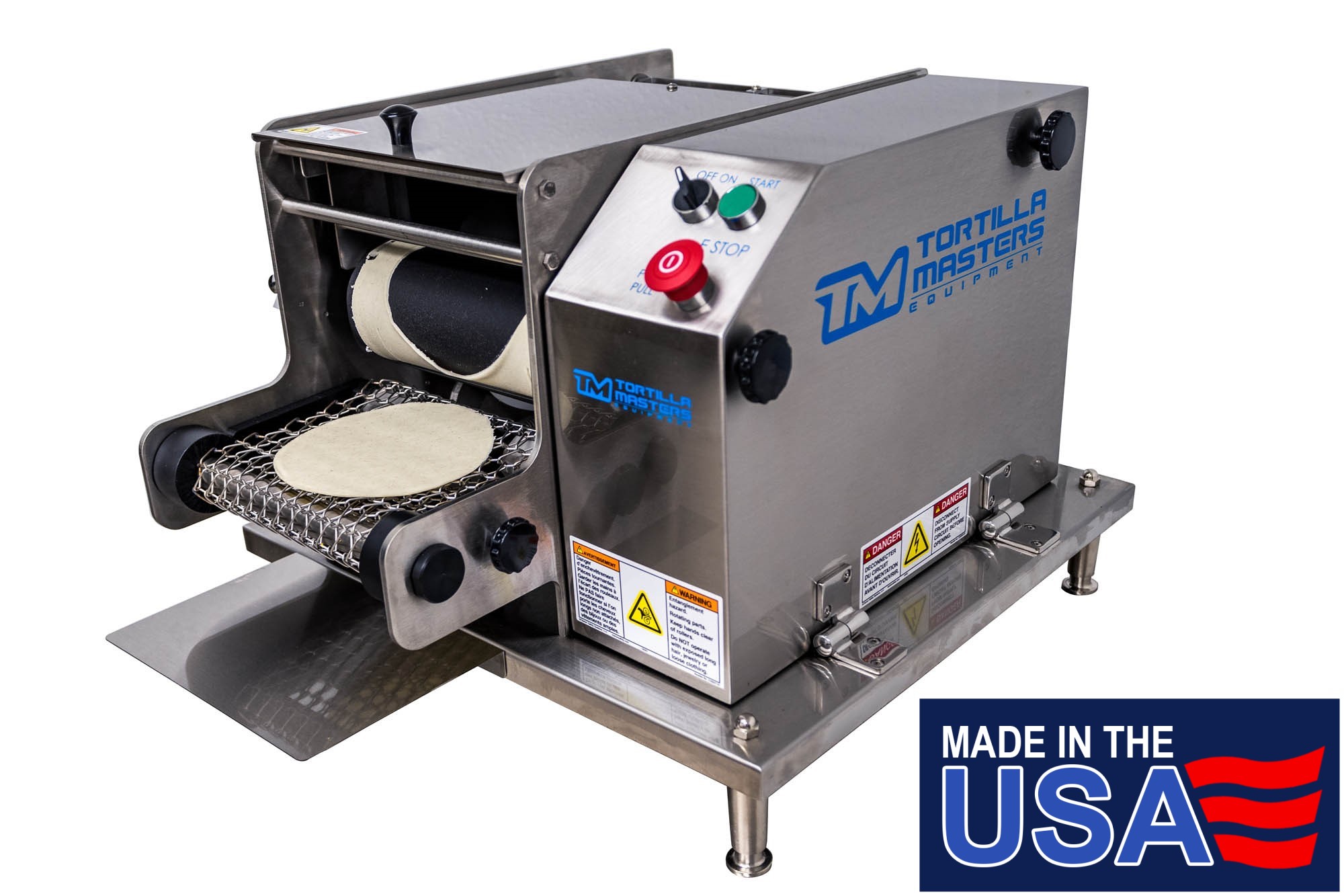 Tortilla Masters TM-105 Ventura Flex Tabletop Corn Tortilla Machine