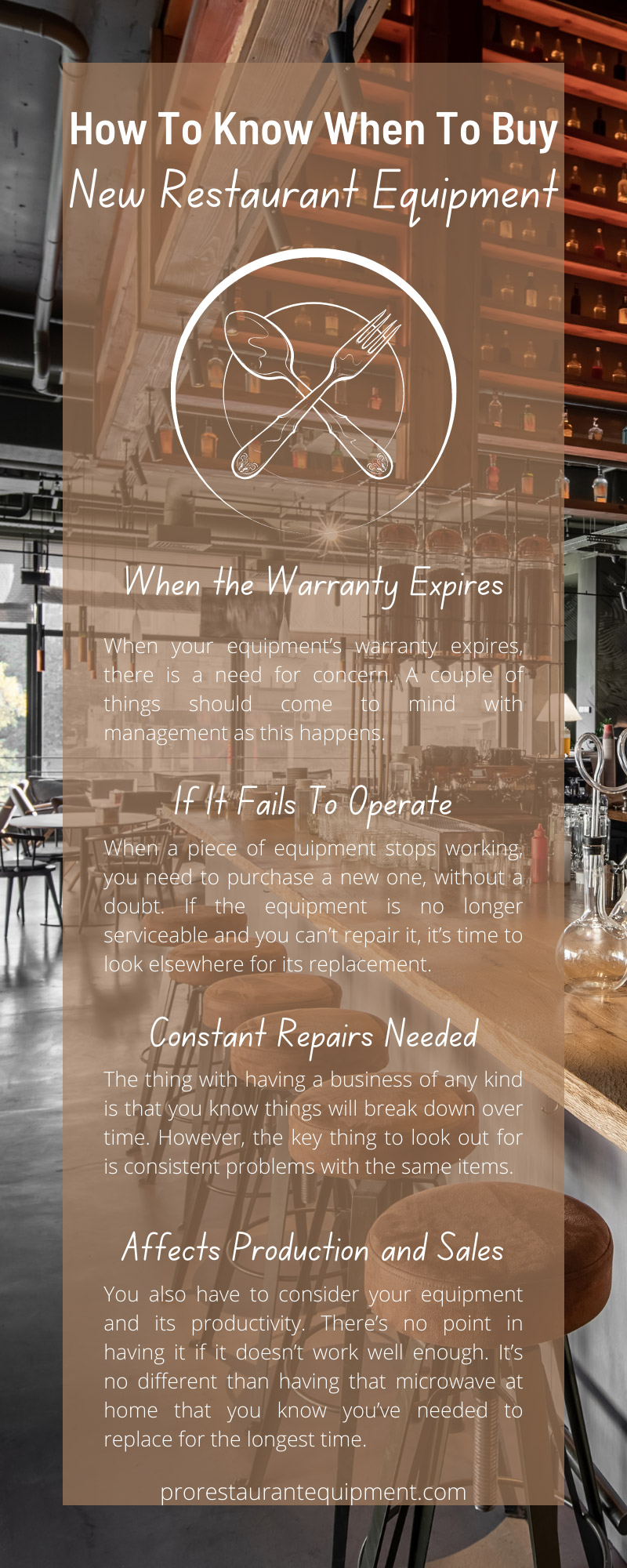 How To Know When To Buy New Restaurant Equipment Pro Restaurant Equipment   Prorestaurantequipment 110726 New Restaurant Equipment Infographic1 