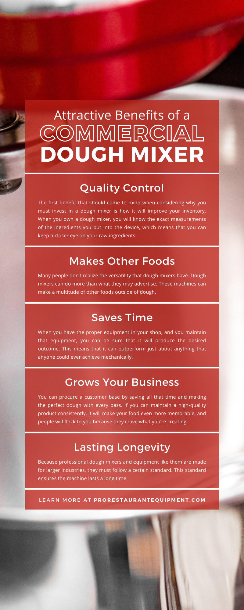 7 Attractive Benefits of a Commercial Dough Mixer - Pro Restaurant