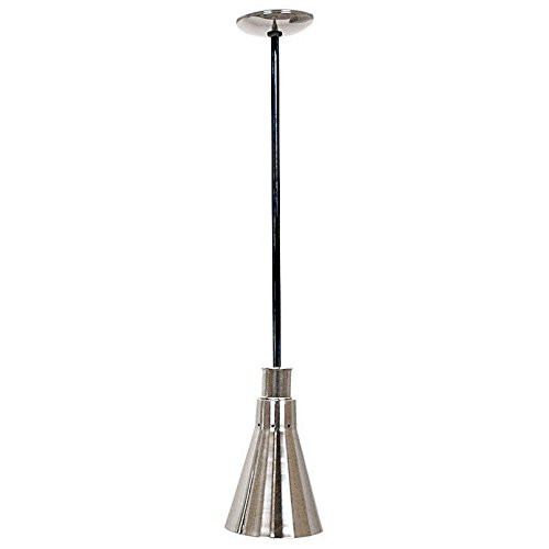 Buffet Enhancements Economy 7 inch diameter Hanging Heat Lamp, Polished Stainless Shade