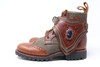 Green and Brown MEN'S Gunslinger Boots Handmade for Life - Made to Order