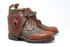 Green and Brown MEN'S Gunslinger Boots Handmade for Life - Made to Order