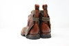 Women's Green & Brown Handmade Leather Boots *Gunslinger* - Made to Order
