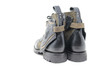 Women's Green and Black Handmade Leather Boots *Gunslinger* -Made to Order