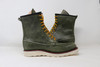 Moc Toe Leather Boots - GREEN - Made to Order -