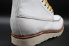 Moc Toe Leather Boots - WHITE - Made to Order -
