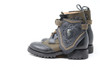Men's Green and Black Handmade Leather Boots *Gunslinger* - Made to Order