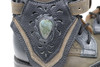 Men's Green and Black Handmade Leather Boots *Gunslinger* - Made to Order