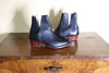 French Style V Cut Handmade Leather Boots - Made to Order