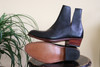 French Style V Cut Handmade Leather Boots - Made to Order