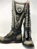 Women's Tall Gunslinger boots Black and Gray