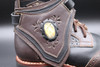 Women's Black and Tobacco Brown Handmade Leather Boots *Gunslinger*- Made to Order