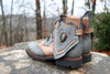 Men's Gray and Beige Brown Handmade Leather Boots *Gunslinger*- Made to Order