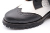 Women's Black and White Handmade Leather Boots *Gunslinger*- Made to Order
