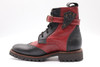 Men's Black and Red Handmade Leather Boots *Gunslinger*- Made to Order