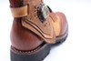Men's Brown and Yellow Handmade Leather Boots *Gunslinger*- Made to Order