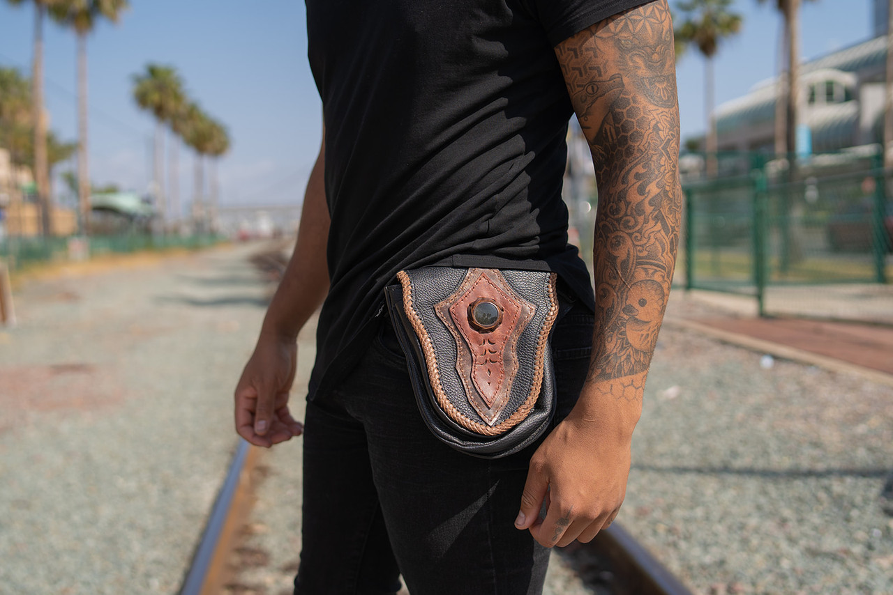 Leather Utility Utility Belt Bag Fashion Coyote Festival Belt