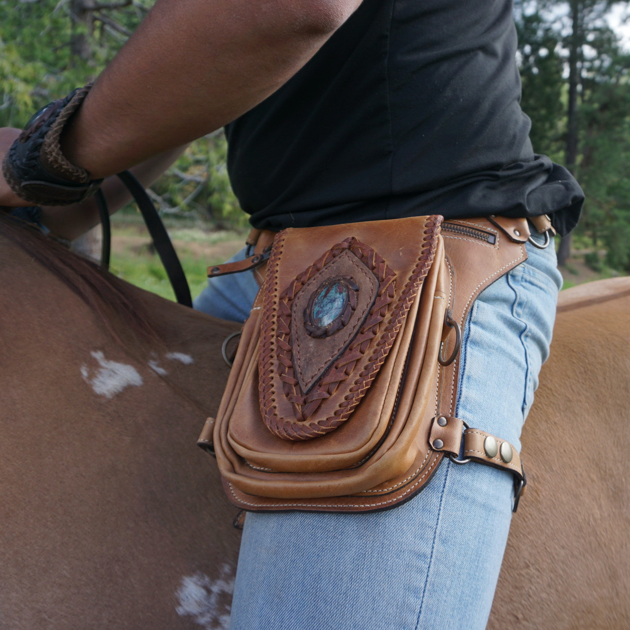 バッグ Bryceland's x Gypsy Hunter Leather Pouch Bushcraft Leather Pouch – StockyardX, The Leather Store