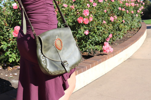 Large Hand Stiched Purse