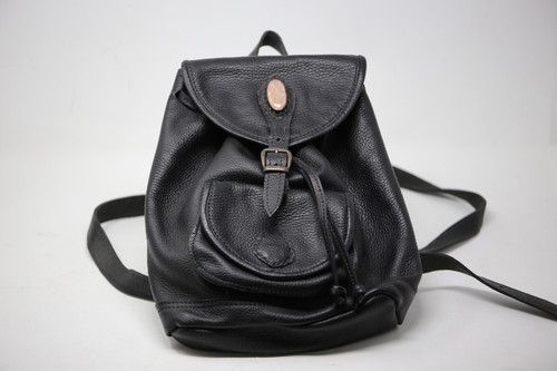 Custom Stone and Leather Backpack