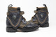 Women's Green and Black Handmade Leather Boots *Gunslinger* -Made to Order