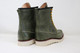 Moc Toe Leather Boots - GREEN - Made to Order -