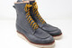Moc Toe Leather Boots - GRAY - Made to Order -