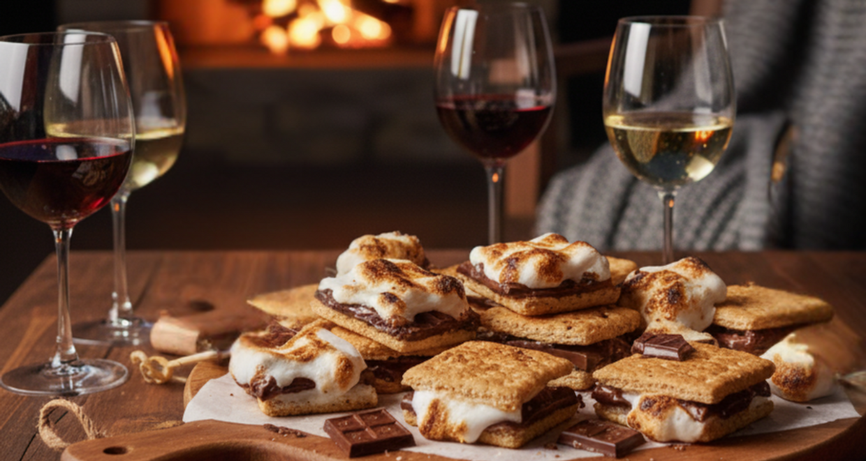 S'Mores & Sips: 9 Wine Pairings for Your Favorite Fireside Treat  S'Mores & Sips: 9 Wine Pairings for Your Favorite Fireside Treat