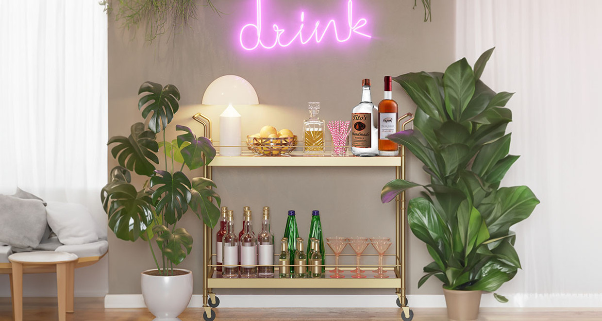 DIY Home Cocktail Bar DIY Home Cocktail Bar