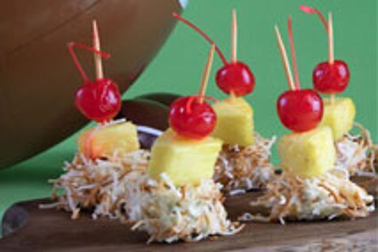 Piña Colada Kabobs Piña Colada Kabobs