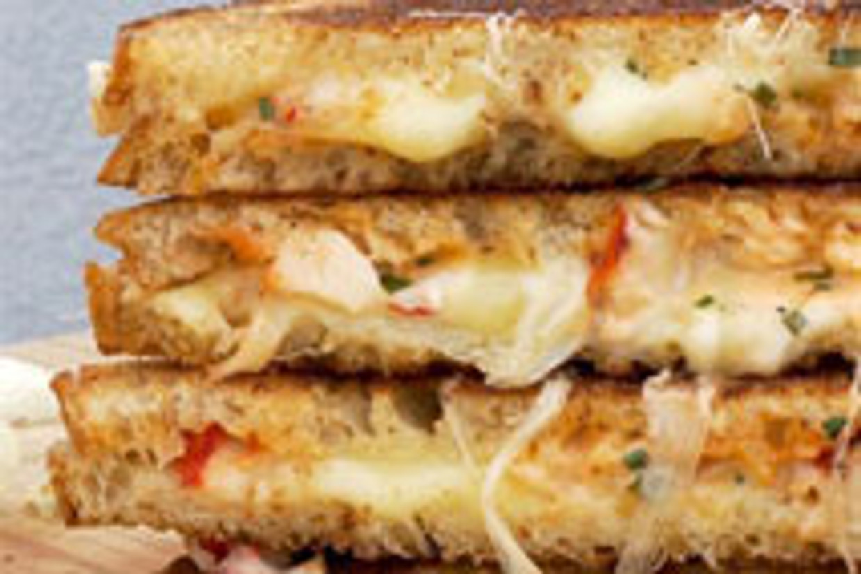 Summer Ale Lobster Grilled Cheese