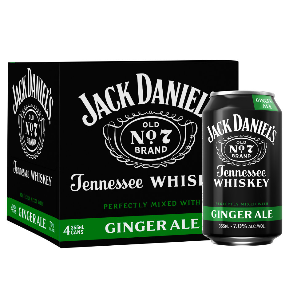 Jack Daniel's Whiskey Ginger Ale Cocktail