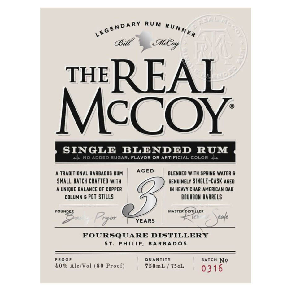 The Real McCoy 3 Year Rum