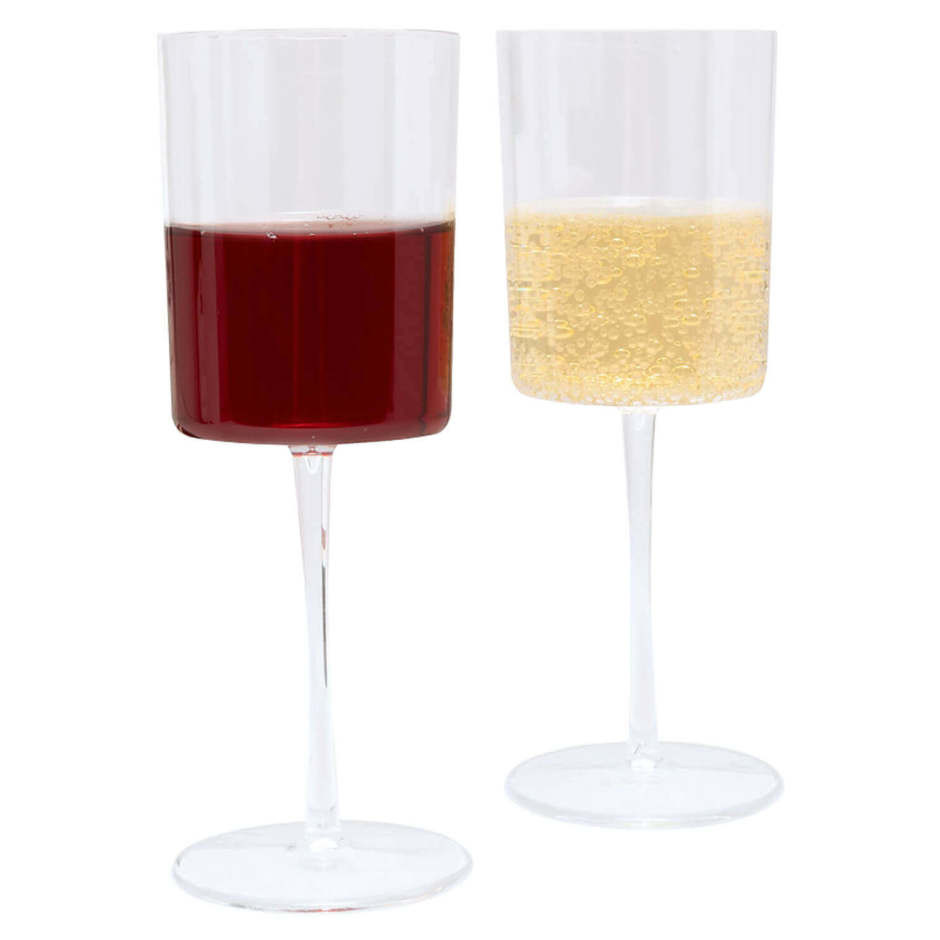 BarY3 Wine Plastic Glasses 11 Oz 6 Count