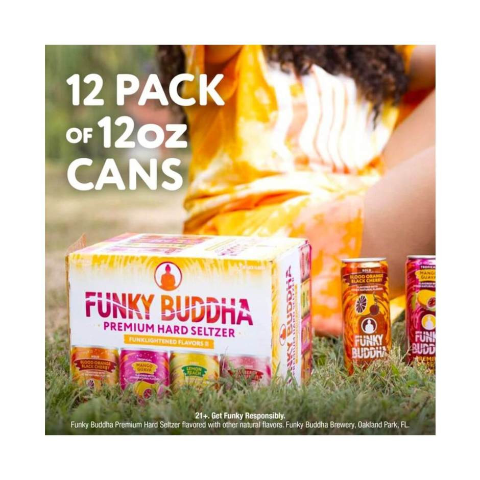 洋楽 Archie Whitewater Buddha brand common Funky Buddha Hard Seltzer Variety