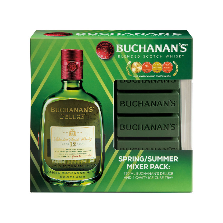 Buchanan's 12 Year Scotch with Ice Mold