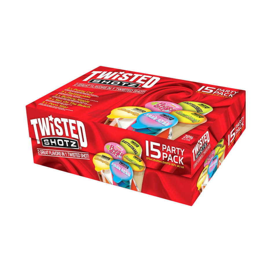 Twisted Shotz Red Party Pack