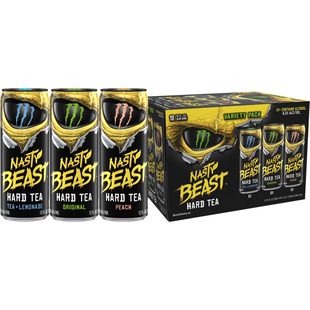 The Beast Nasty Hard Tea Variety Pack