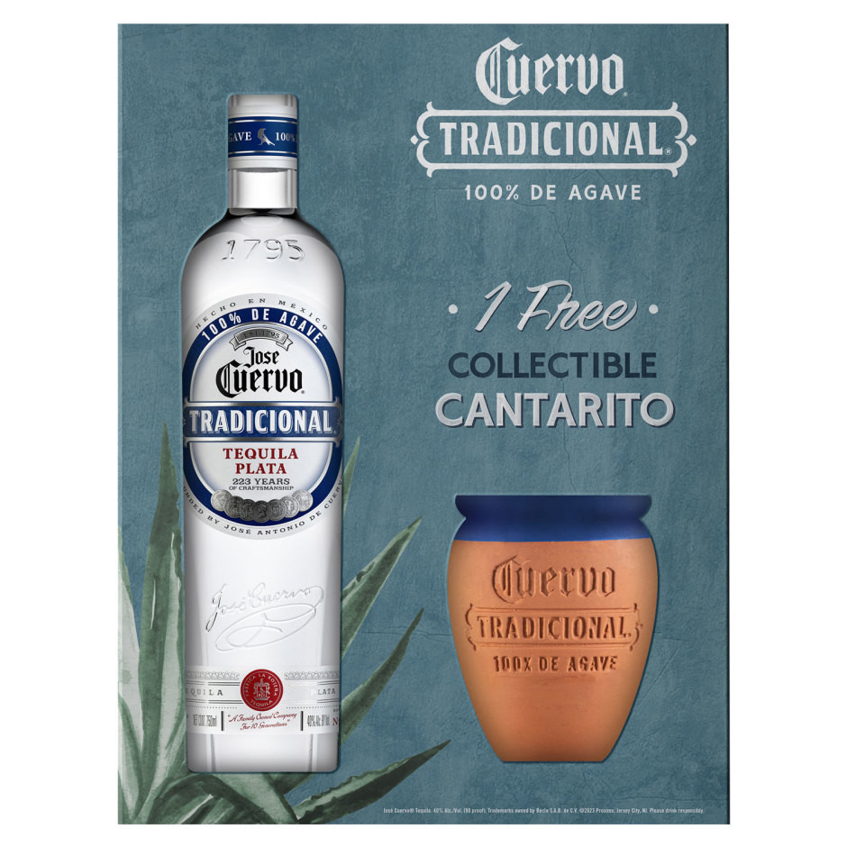 Jose Cuervo Tradicional Plata Tequila with Cantarito