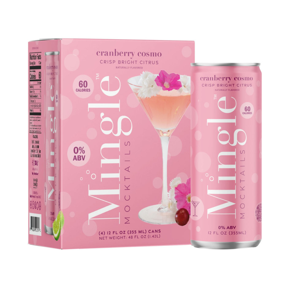 Mingle Mocktails Non-Alcoholic Cranberry Cosmo