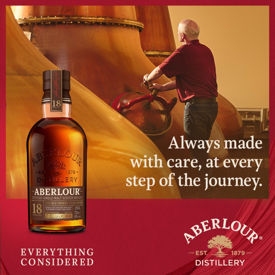 Aberlour Single Malt Scotch Whisky 18 Year Old Double Cask Matured