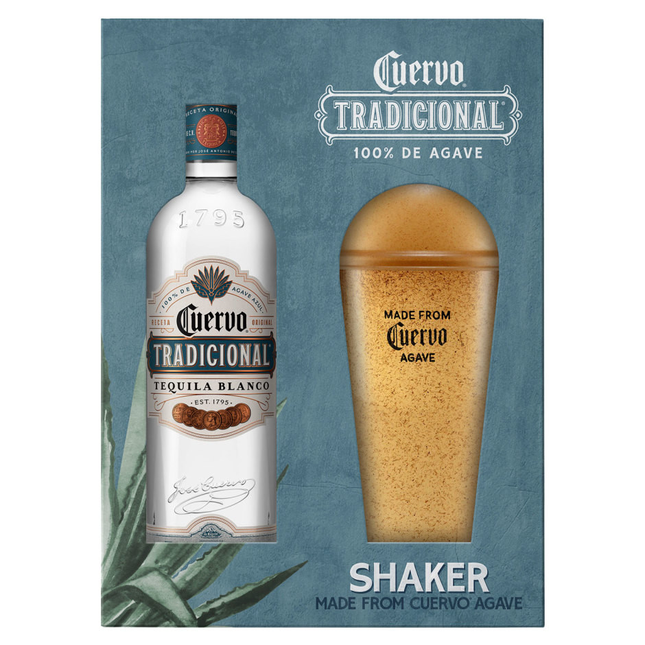 Jose Cuervo Tradicional Silver Tequila with Shaker