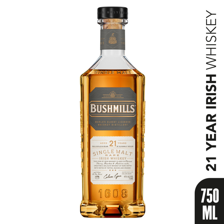 Bushmills 21 Year Irish Whiskey