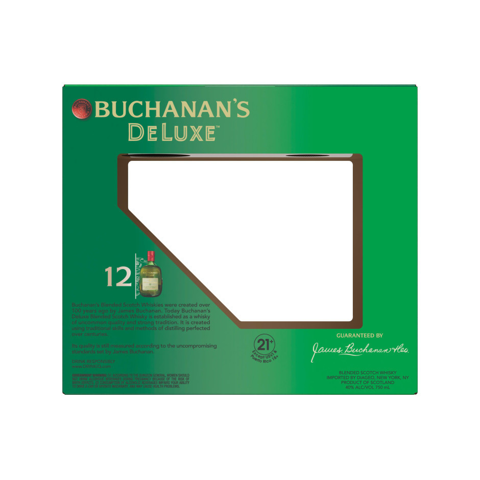 Buchanan's 12 Year Scotch with Shaker