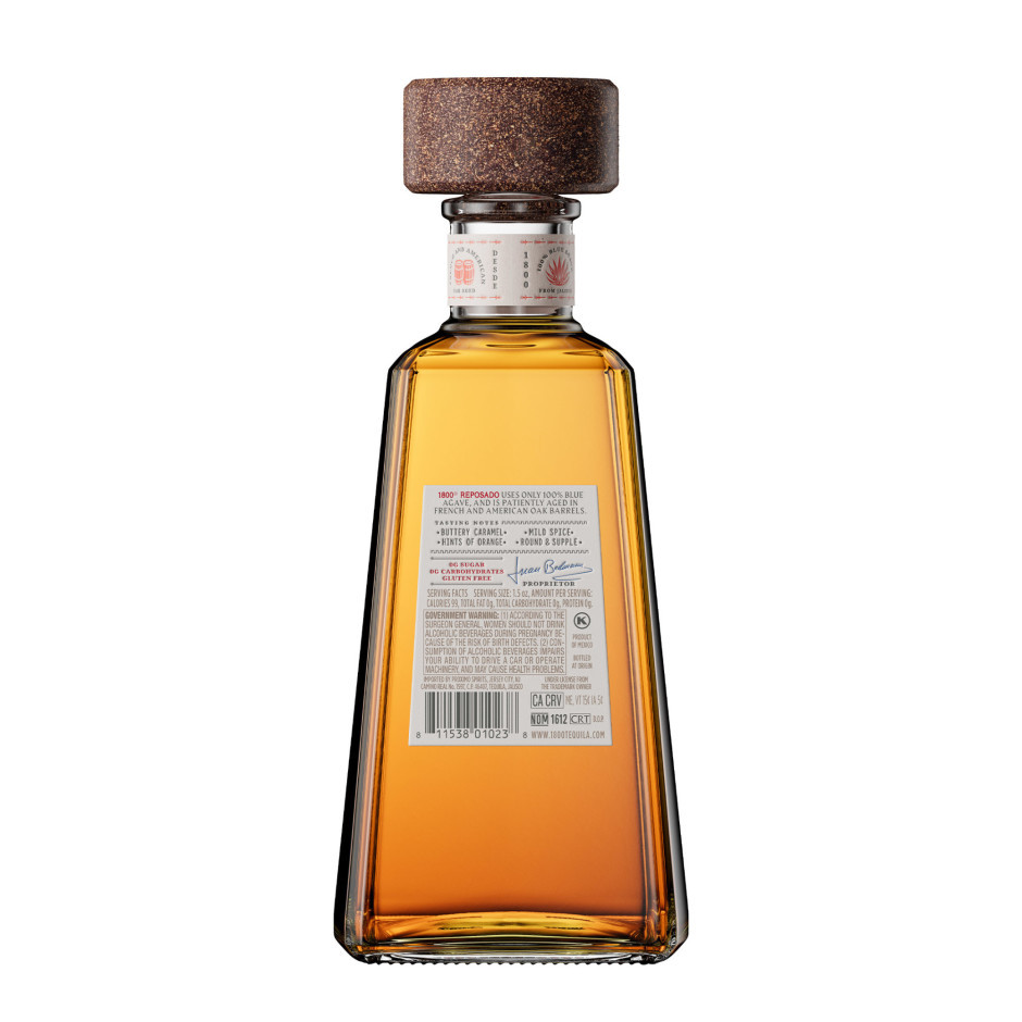 1800 アネホTequila 750ml 40% 1800 Anejo Tequila