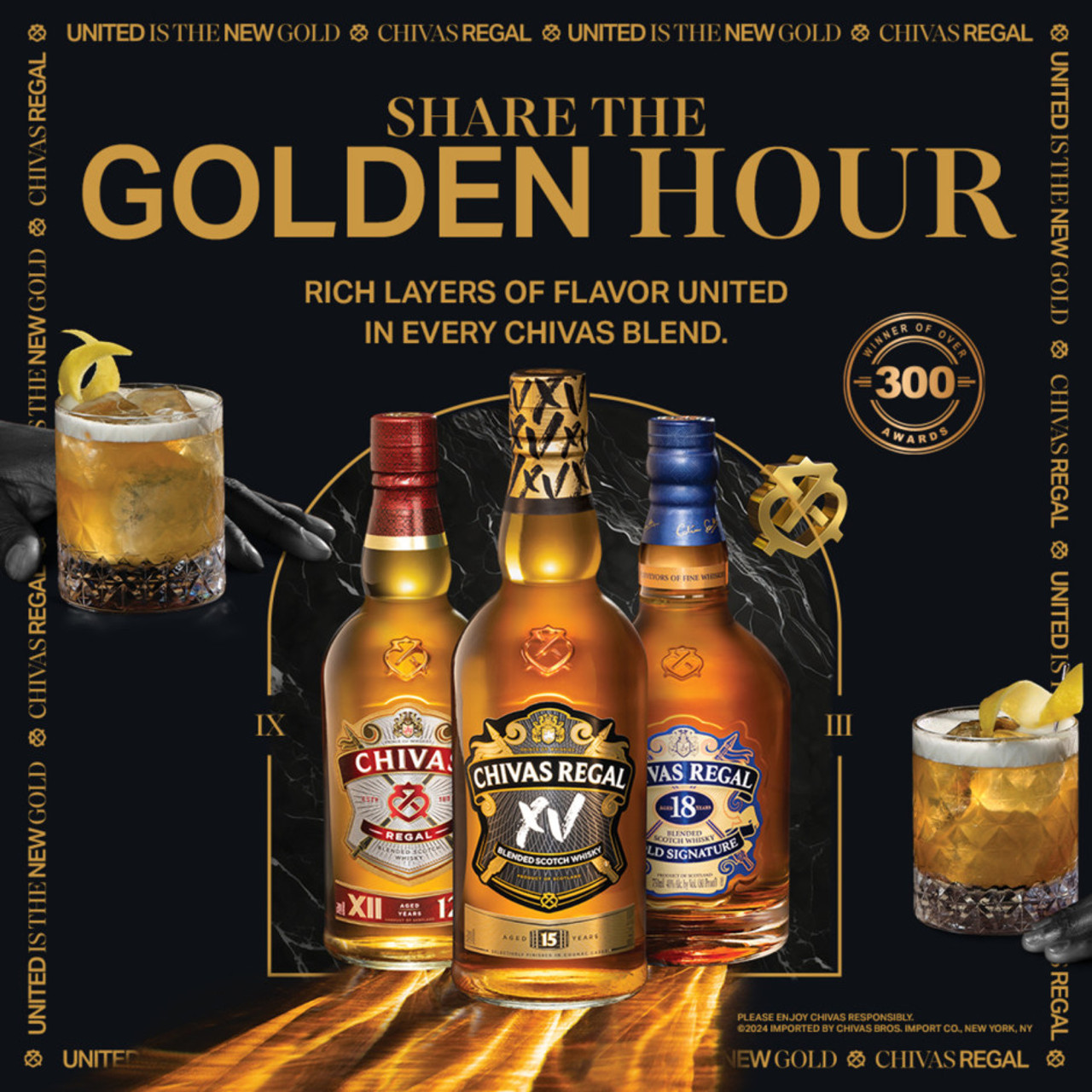 Chivas Regal 15 Year Old ブランデー Chivas Regal Xv 15 Year Old Blended Scotch Whisky 750Ml