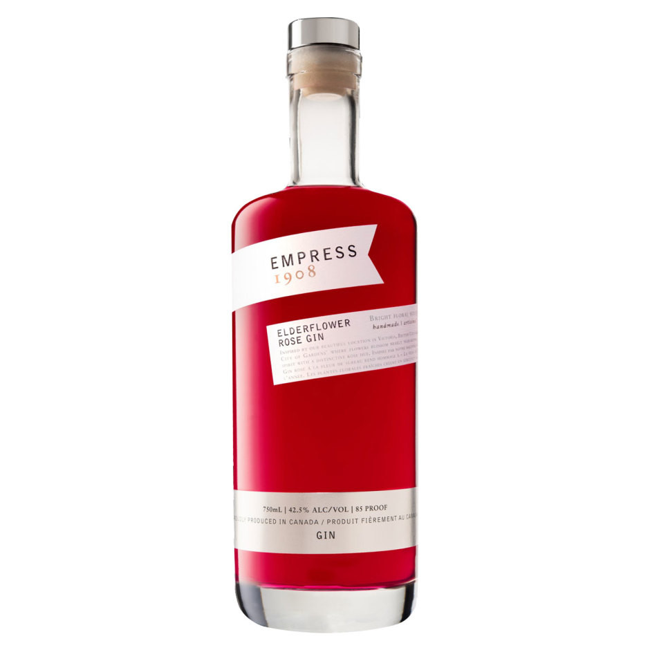 Empress 1908 Elderflower Rose Gin