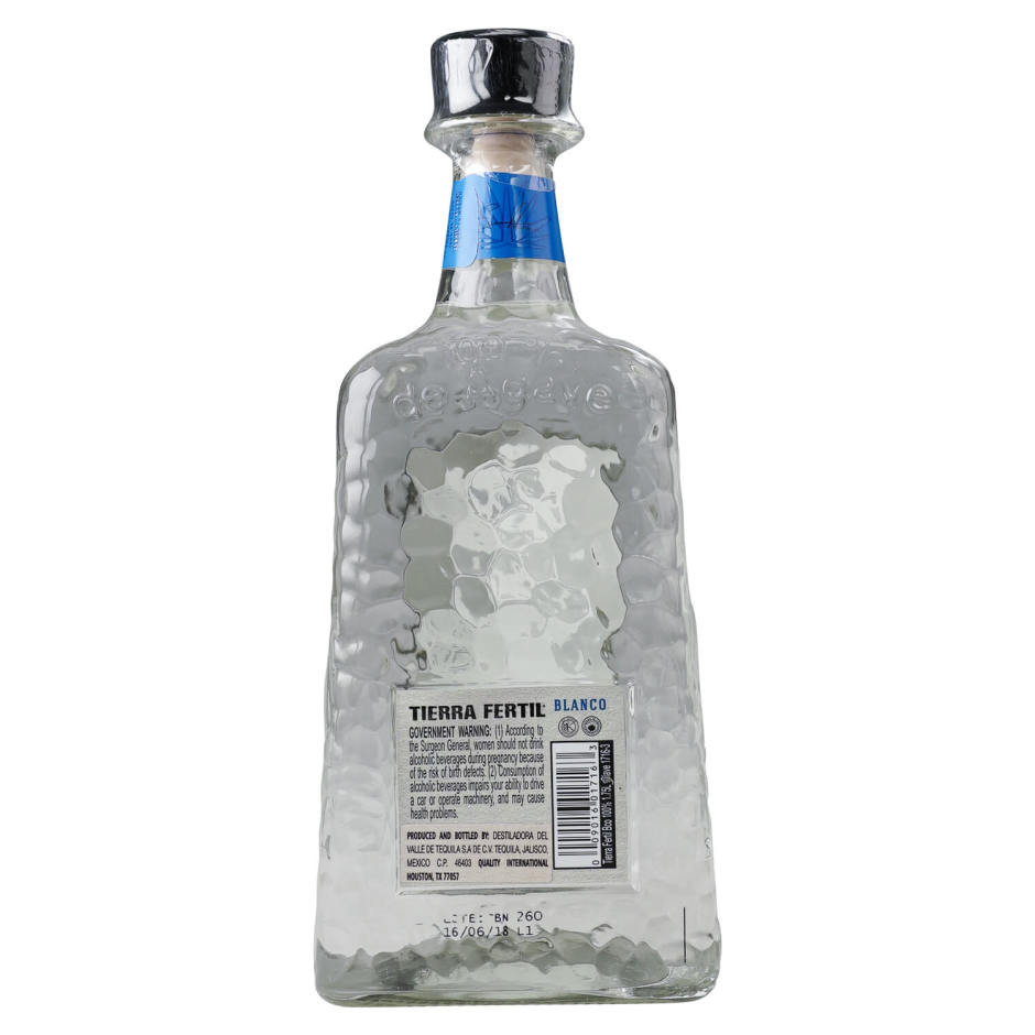 Tierra Fertil Blanco 100% Agave Tequila