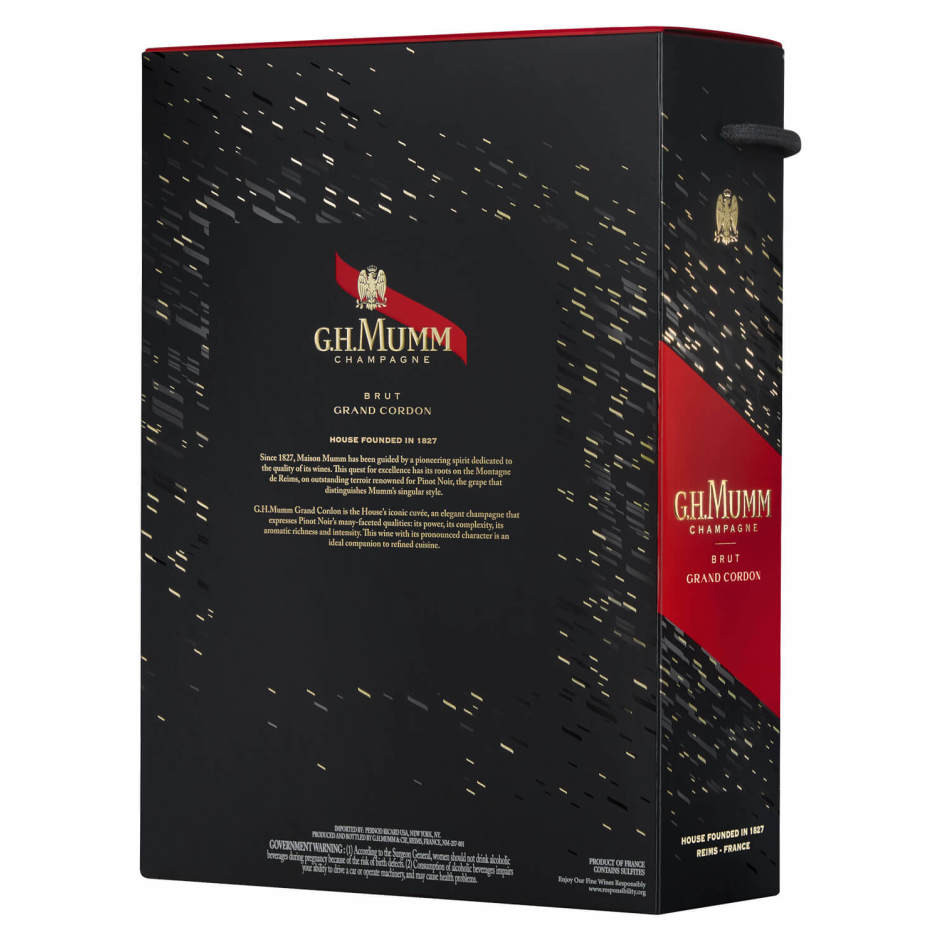 G.H. Mumm Cordon Rouge with Glasses