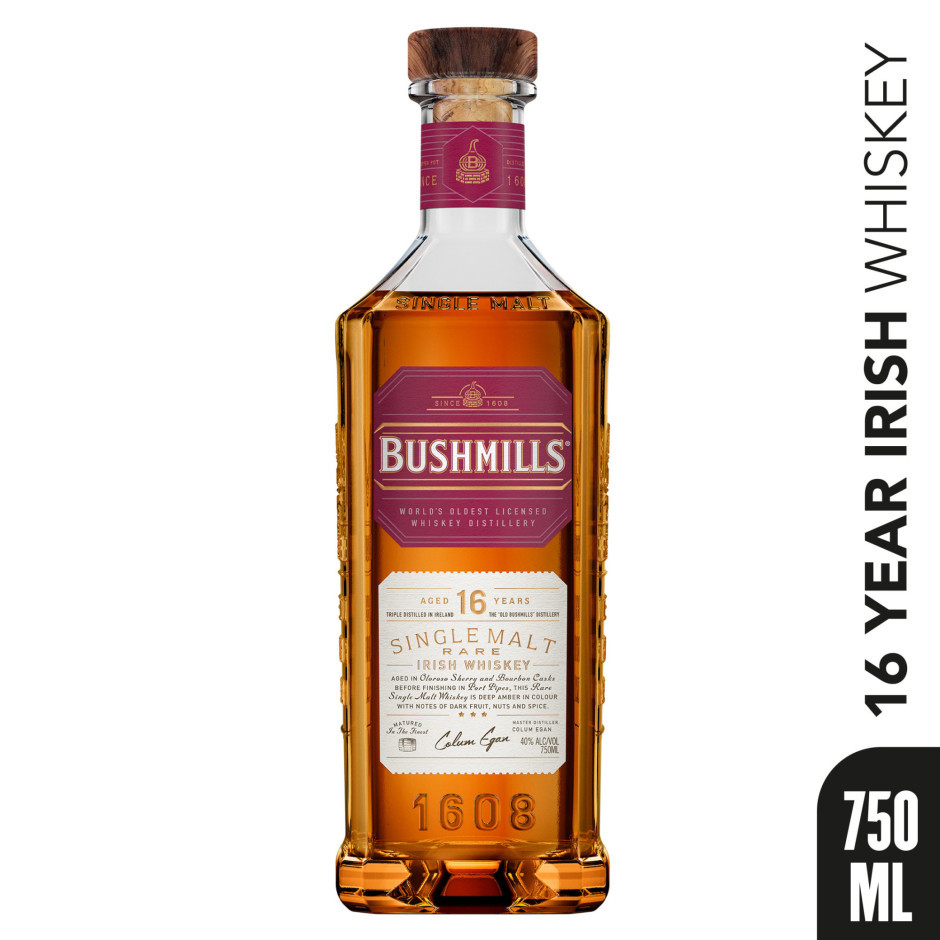 BUSHMILLS 16 シングルモルトウイスキー Bushmills 16 Year Irish Whiskey